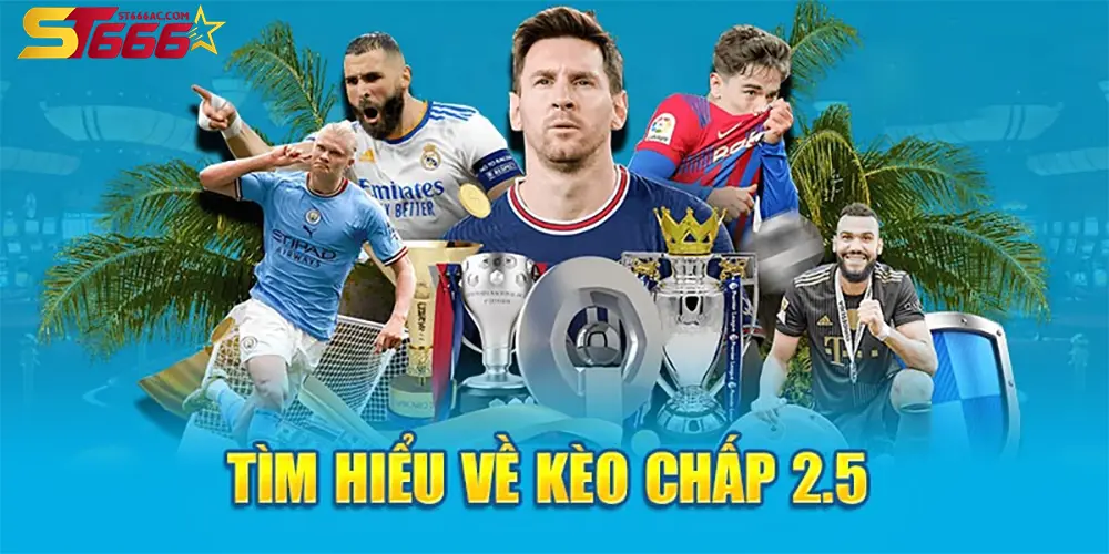 Cách hiểu đơn giản về loại kèo chấp 2.5