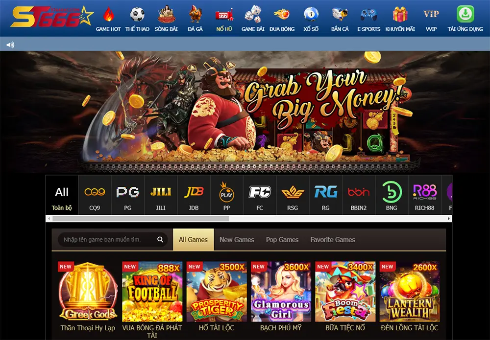 Nhà cái ST666: Thiên đường game nổ hũ số 1 Việt Nam